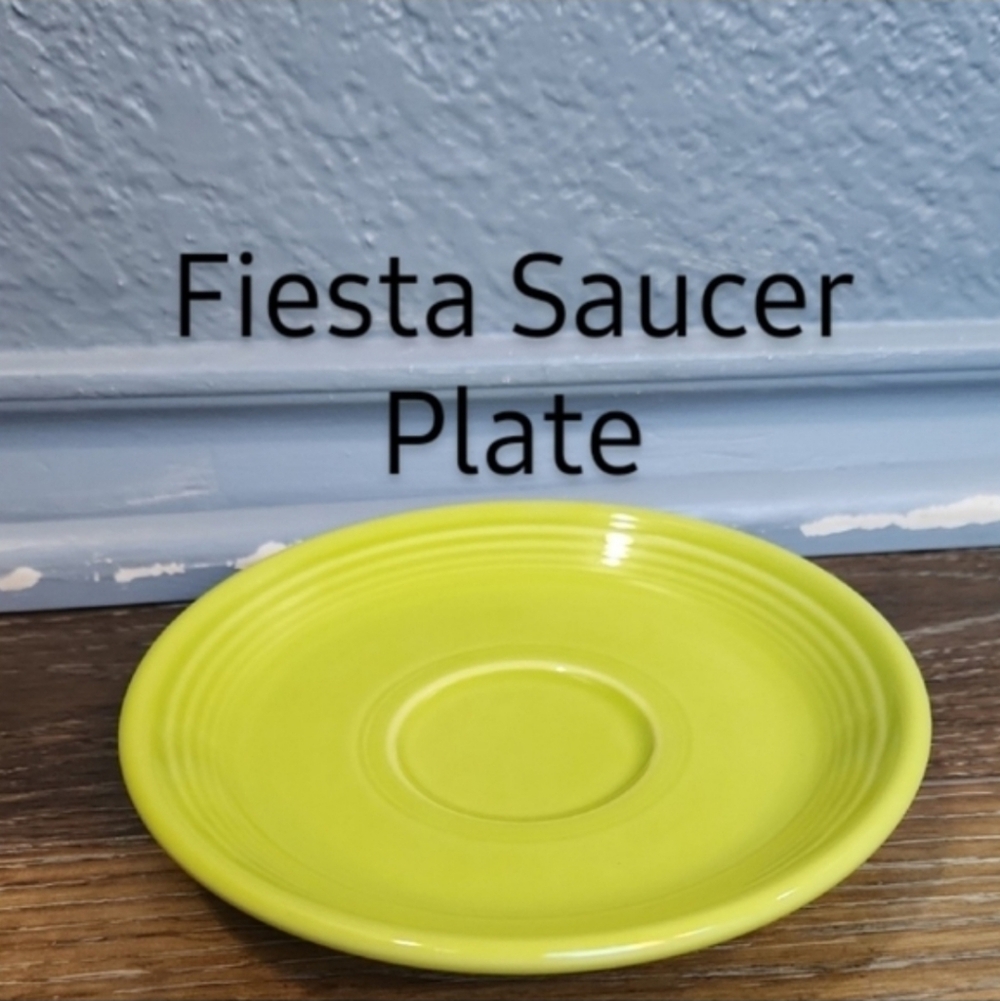 Fiesta Lemongrass Green Saucer Plate Fiestaware